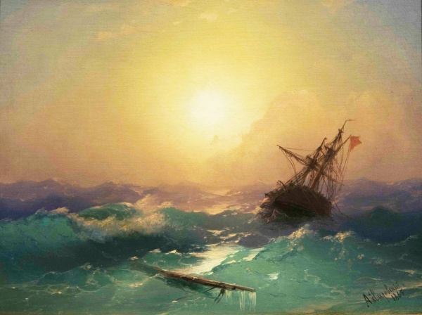 Painting works by Aivazovsky Ivan Konstantinovich (Aivazovsky I.K.) (part 1)