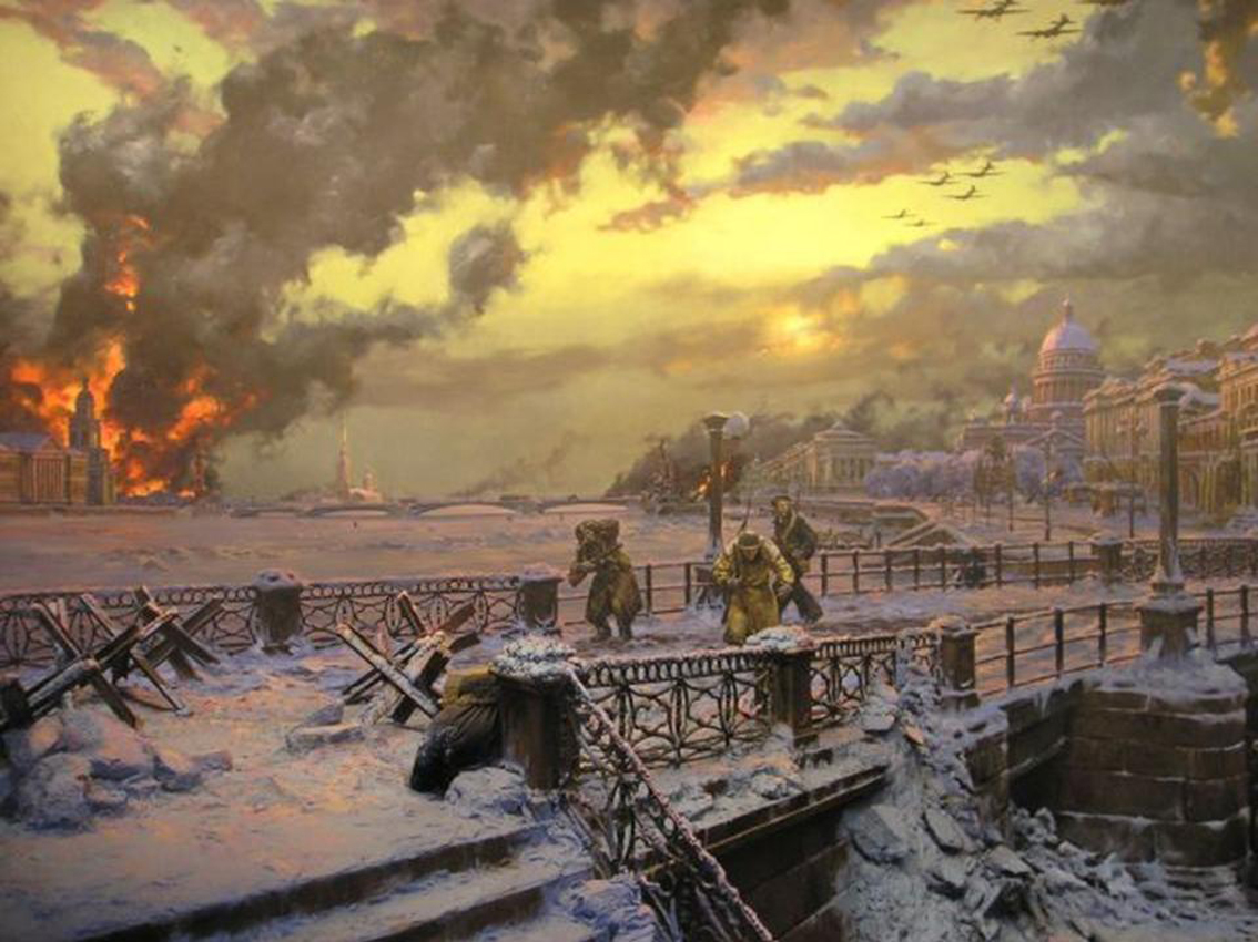 少见的前苏联卫国战争的绘画1