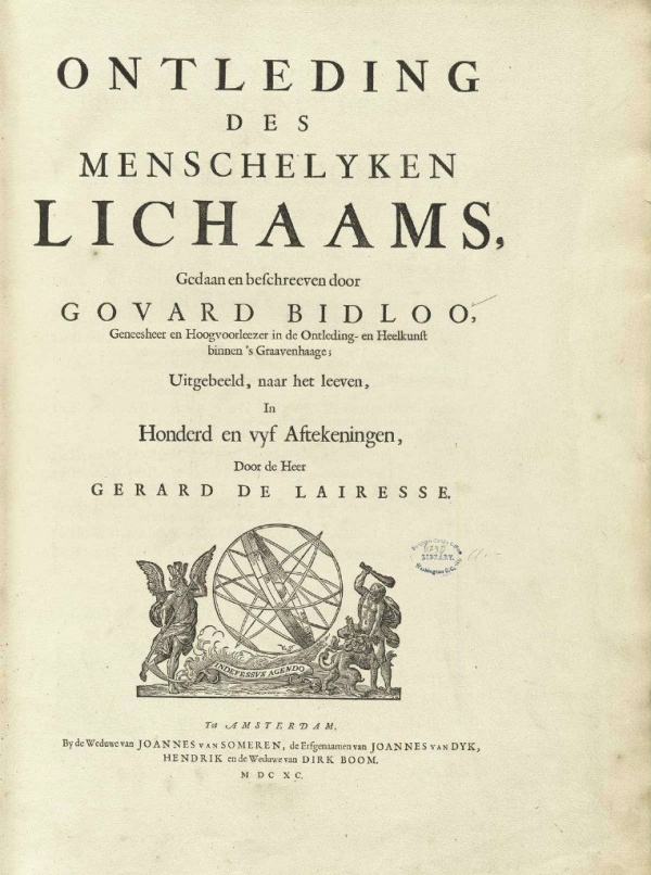 Atlas of Anatomy (1685). Govard Bidloo (56 works)