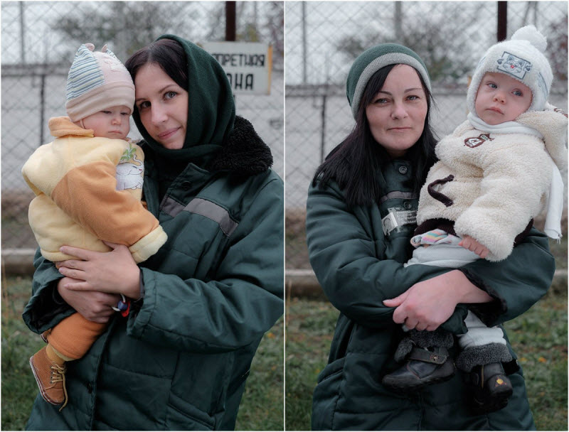 Заключенные женщины и их дети в проекте Николая Хижняка (9 фото)