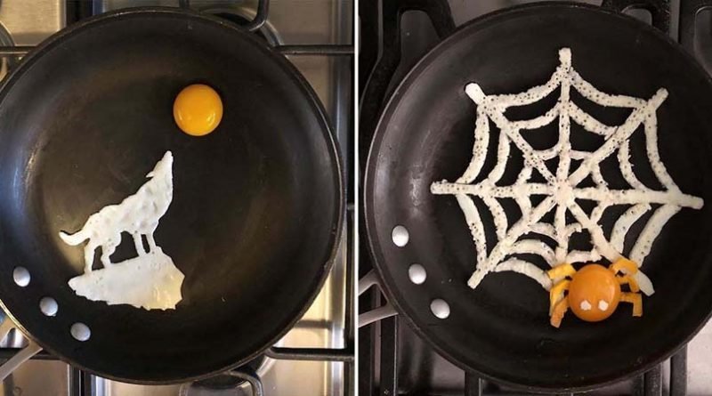 Мексиканка создаёт прямо на сковороде удивительные по своей красоте яичные завтраки (40 фото)