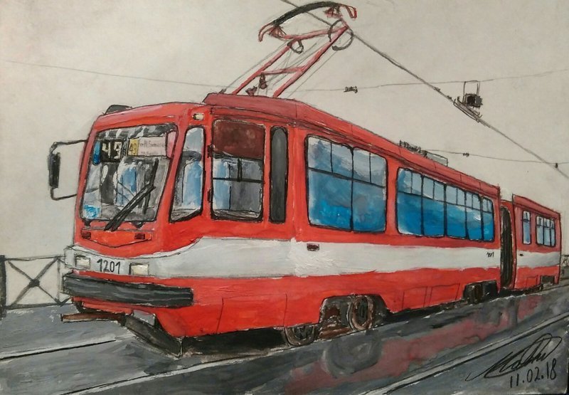 Общественный транспорт как предмет искусства: трамвай (25 фото)