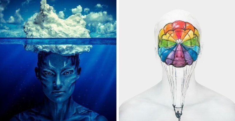 Британская художница создала серию работ, которые показывают, что творится у людей в голове (16 фото)