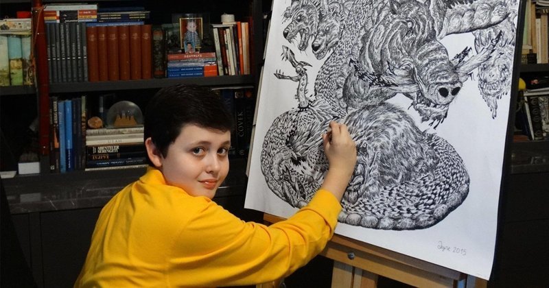 15-летний художник рисует животных с фотографической точностью (20 фото + 1 видео)