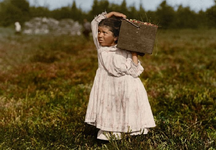 Ретро фотографии американских детей, которые в начале XX века работали наравне со взрослыми (9 фото)