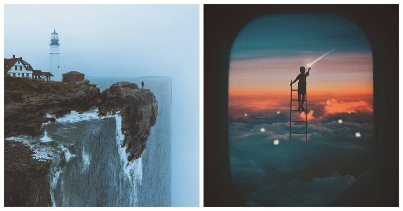 Сюрреалистические миры Херри Сусанто, стирающего грань между реальностью и вымыслом (38 фото)