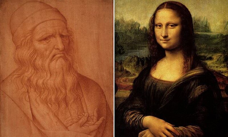Леонардо да Винчи не окончил портрет Моны Лизы из-за паралича руки? (3 фото)