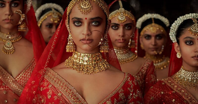 "Мумбайские истории": слияние традиционной свадебной моды Индии с современными тенденциями (62 фото)
