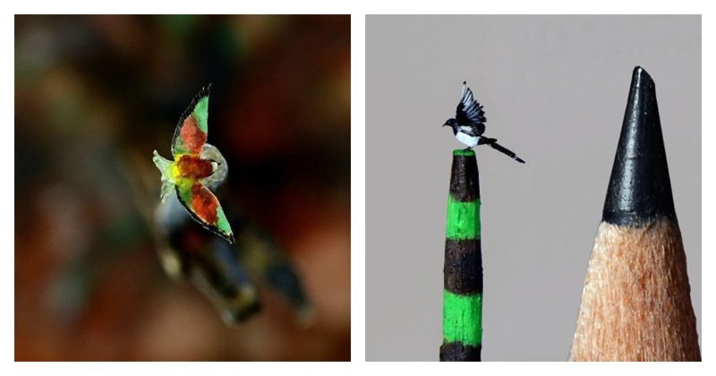 Девушка создает настолько миниатюрных птиц, что окружающий мир перестает существовать (21 фото)