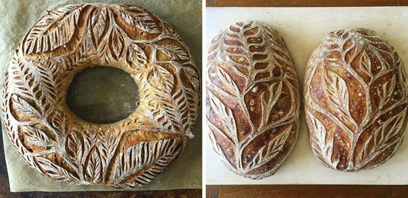 Пекарь покоряет Инстаграм дизайнерским домашним хлебом (21 фото)