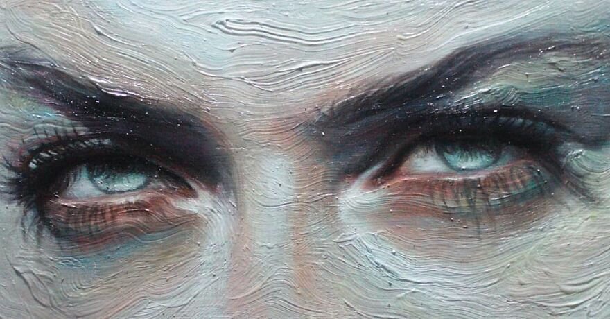 Удивительная работа художника, которая передает эмоции, рисуя только глаза (15 фото)