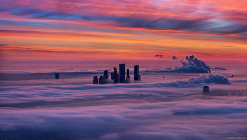 Москва под облаками (17 фото)