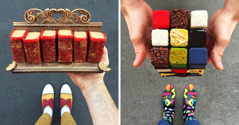 Парижский кондитер готовит безумные десерты под цвет своих туфель! (53 фото)