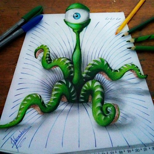 Невероятные 3D-рисунки талантливого художника Жоао Карвальо (19 фото)
