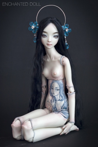 Современное искусство. Фарфоровые куклы (Марина Бычкова) (279 фото)