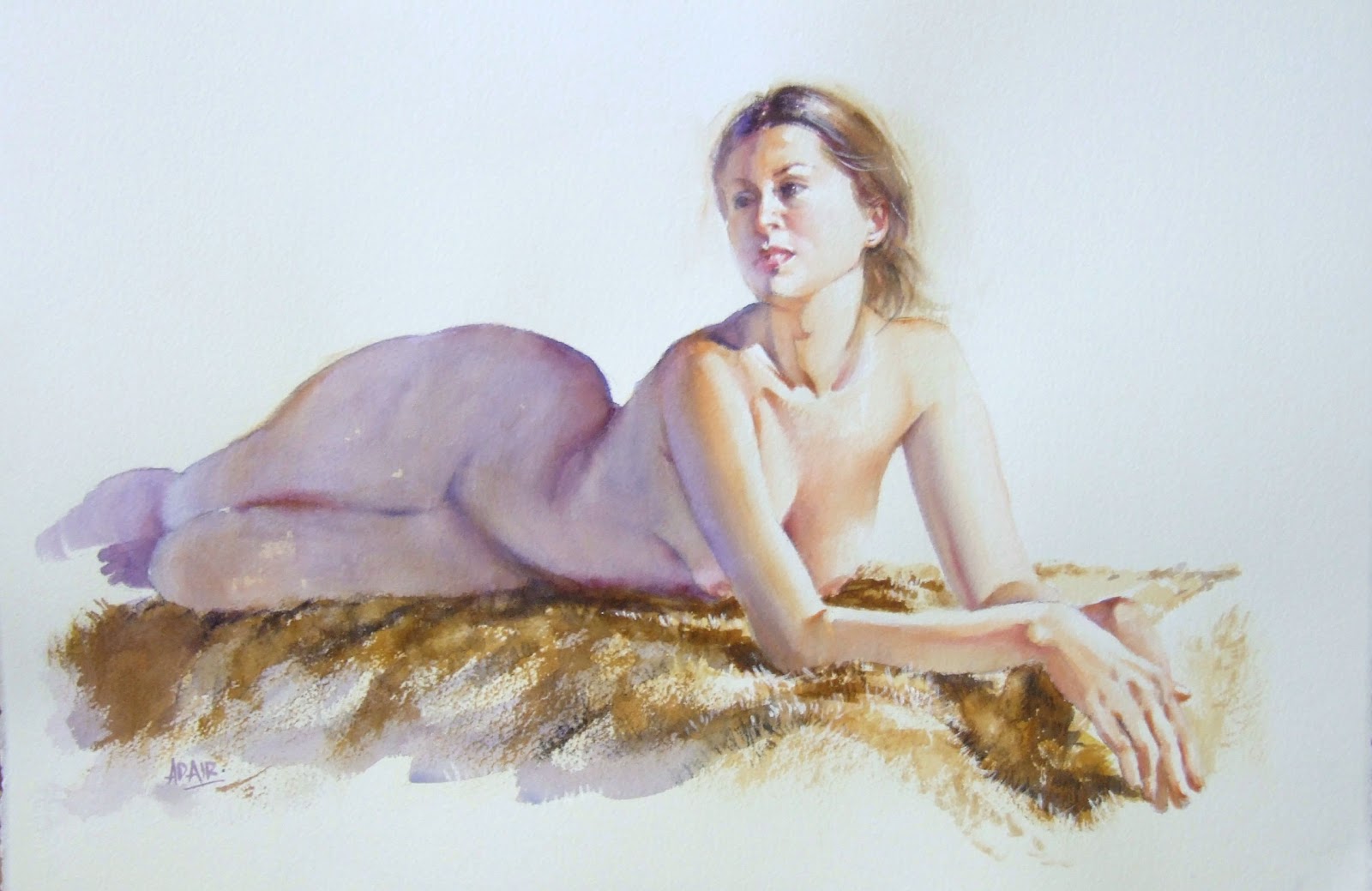Pauline pastel nude