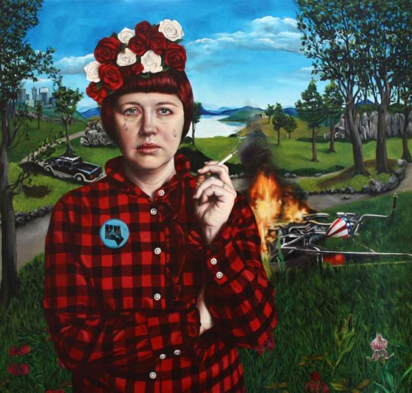 Канадская художница Jennifer R A Campbell (44 фото)