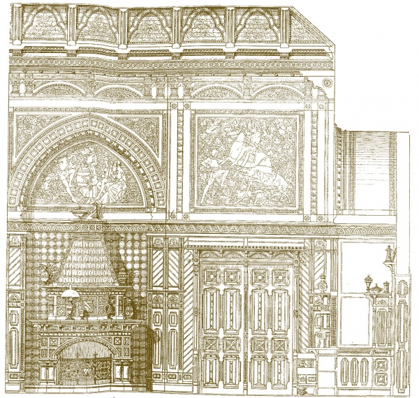 Архитектурные элементы в старинных гравюрах (4 часть) (78 фото)
