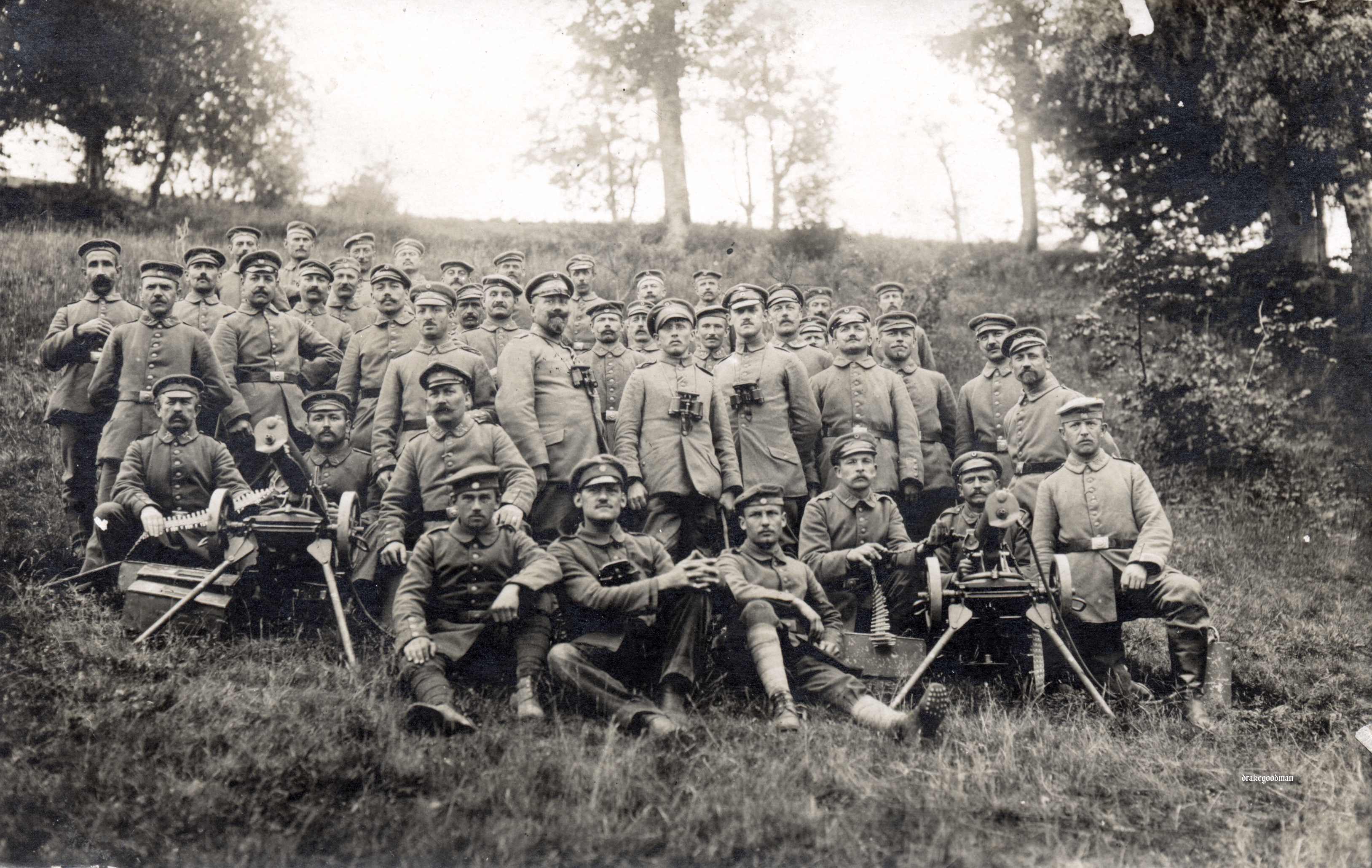 Групповой снимок военных первой мировой войны