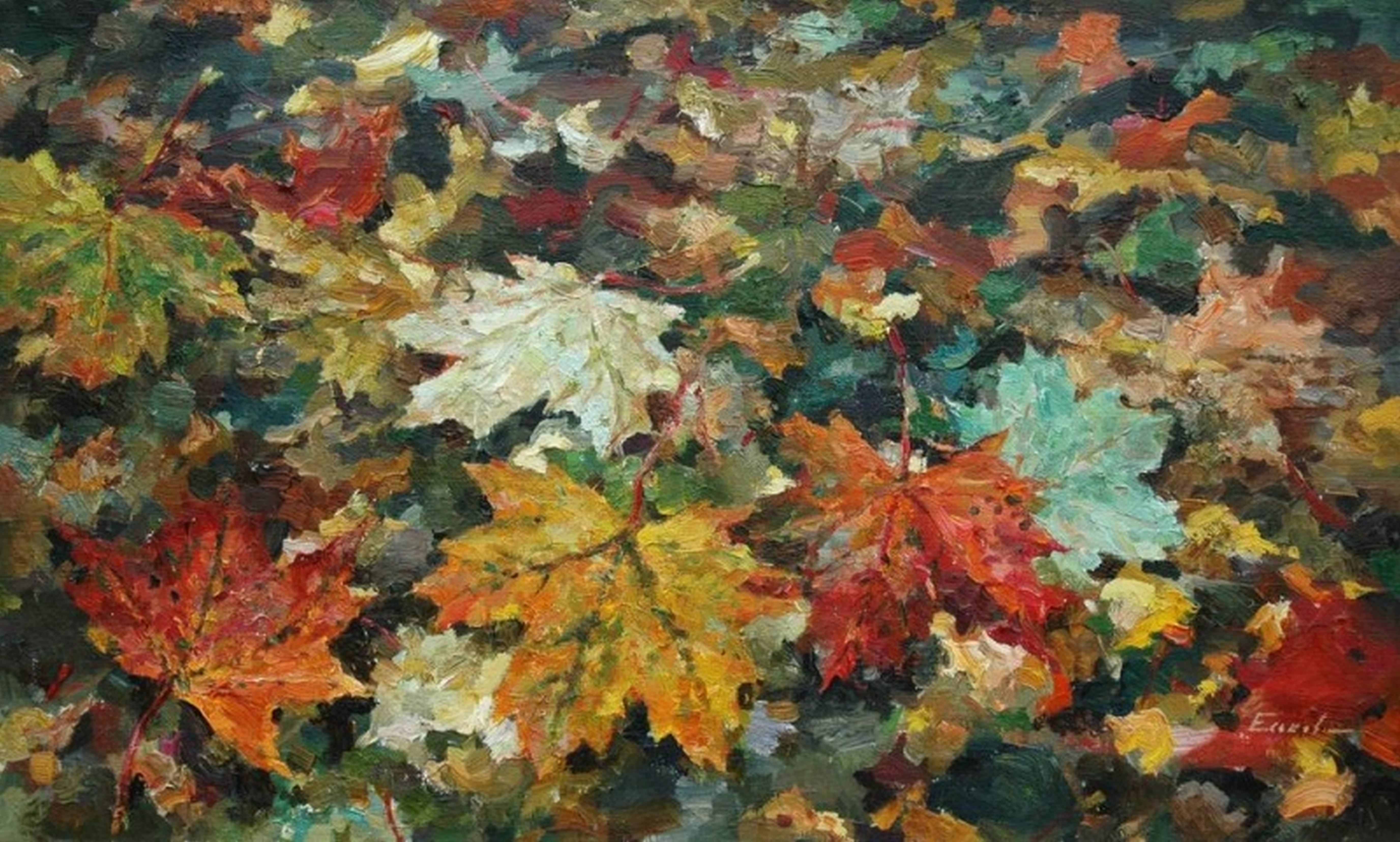 Павел Еськов осенние листья