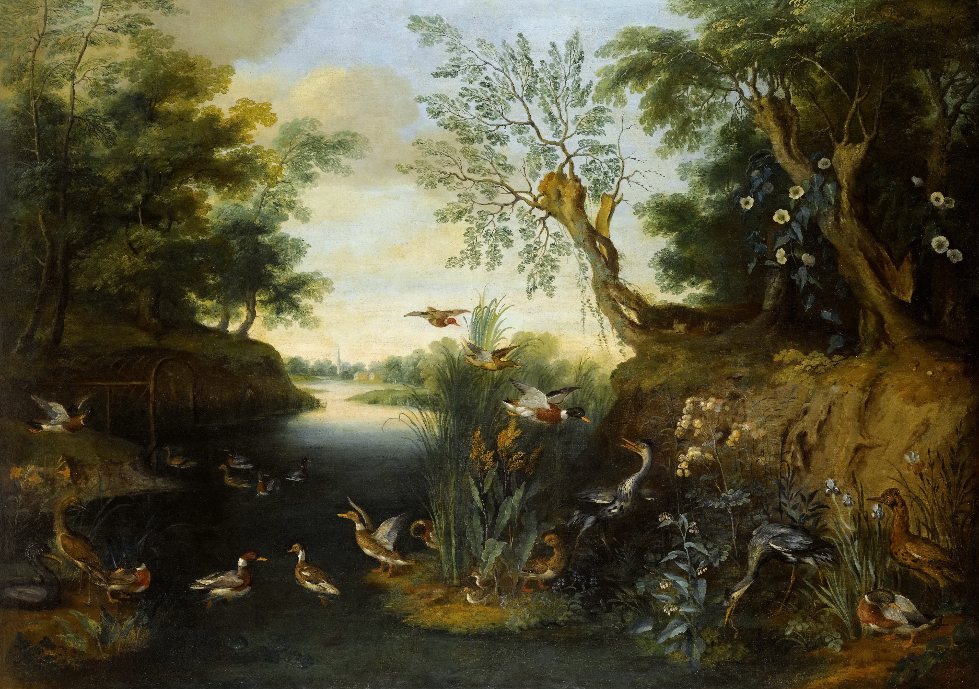 Картины знаменитых художников. Ян брейгель младший(1601-1678). Ян брейгель Эдемский сад. Ян брейгель младший – Речной пейзаж. Ян брейгель младший картины.
