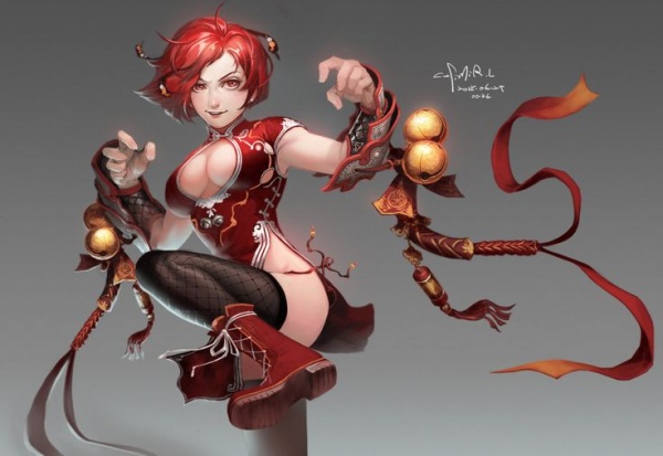 Anime kung fu girl