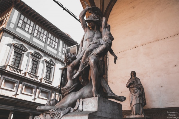 Loggia dei Lanzi, Firenze (9 фото)