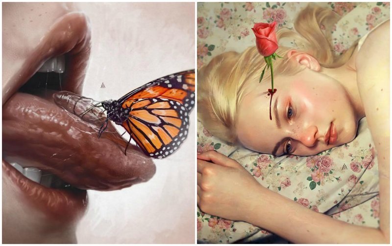 Турецкий художник создаёт чувственные иллюстрации о женщинах (35 фото)