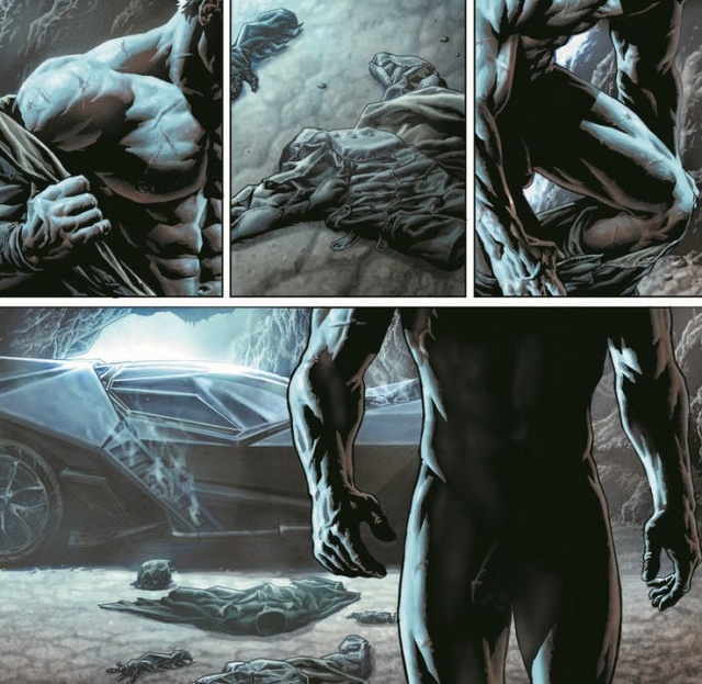 Иллюстраторы DC Comics в новом выпуске про Бэтмена показали его половой орган (2 фото)