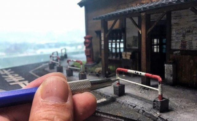 Художник из Тайваня создает миниатюрные миры (28 фото)
