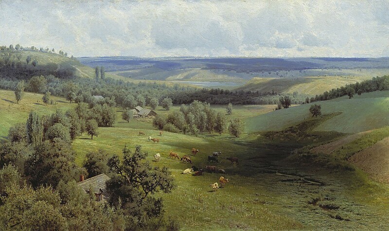 Замечательные пейзажи Сергеева Николая Александровича (1855-1919)