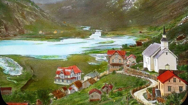 Цветные фото старой Норвегии (35 фото)