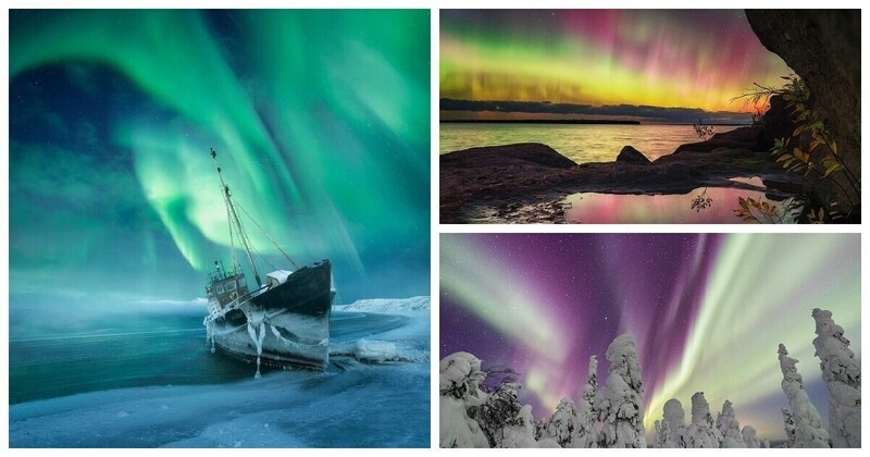 25 лучших снимков полярного сияния за 2021 год (26 фото)