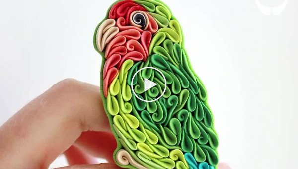 Unique jewelry made from polymer clay
