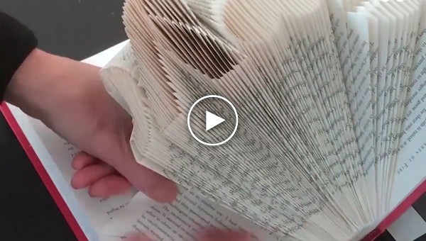 Sculptures from book pages